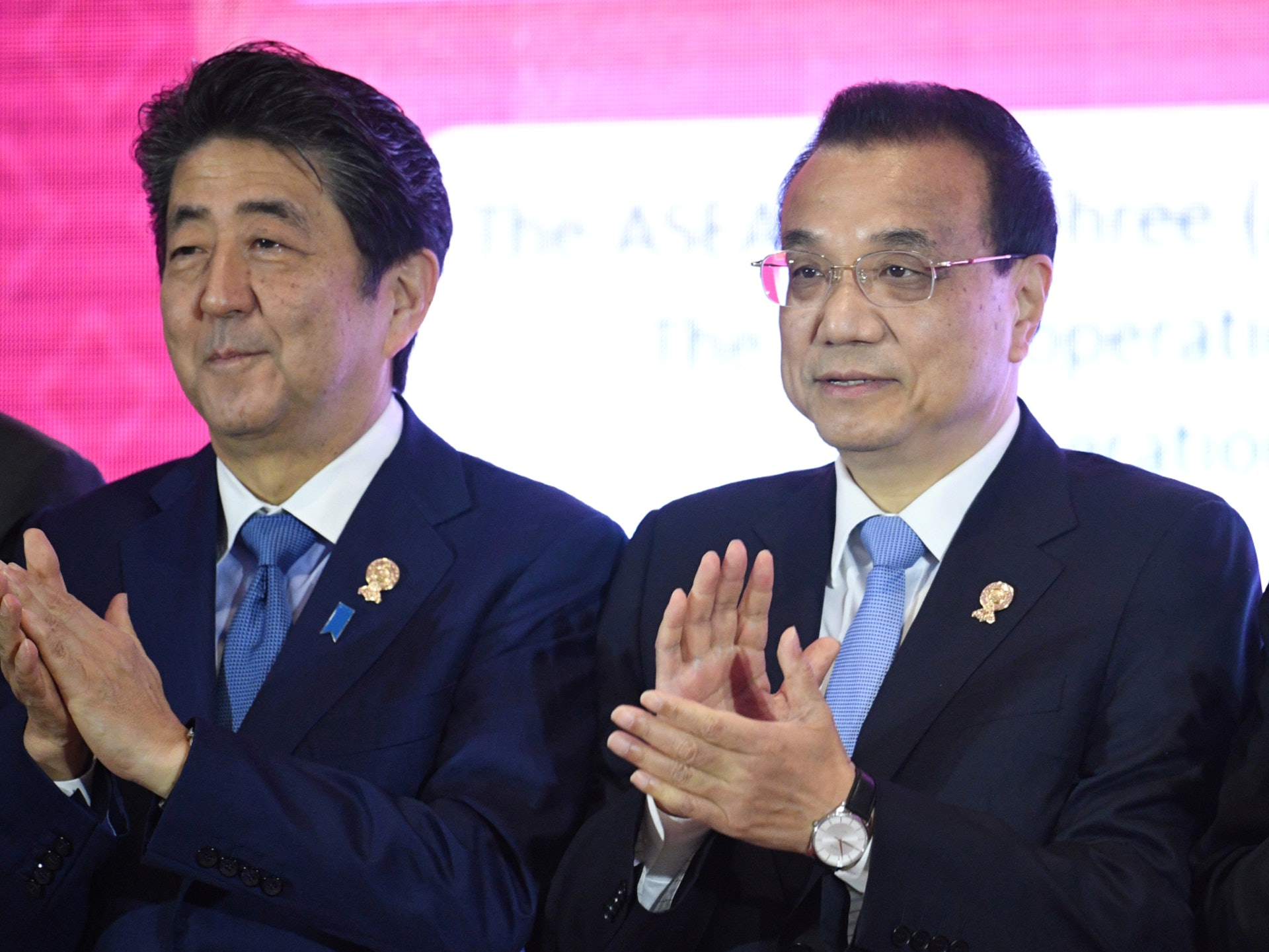 安倍晋三与李克强会面提出四个要求 多维新闻 全球